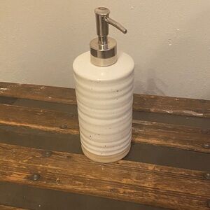Threshold Cream Ceramic Soap Dispenser